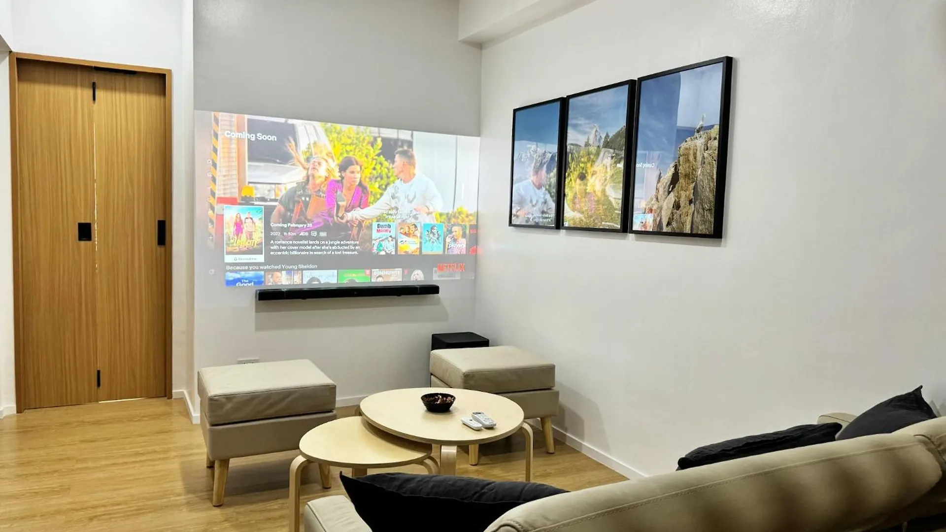 Apartment Stylish Staycation Near Bgc W/ Home Cinema Manila